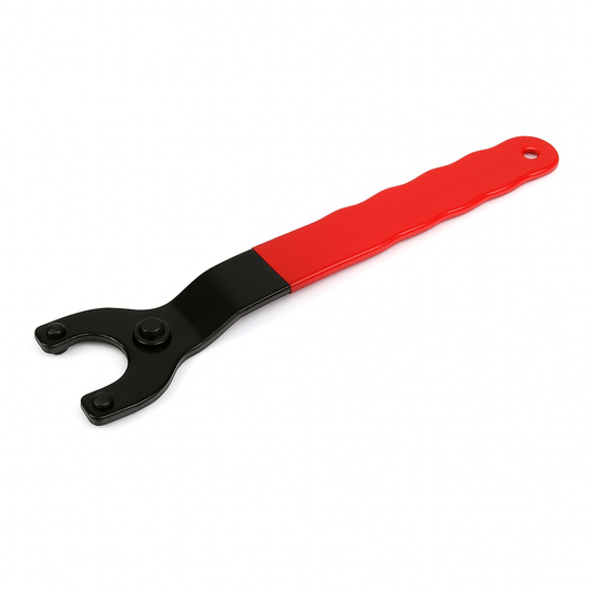 Cheie Universală pentru Polizor Unghiular (Flex), Reglabilă, pentru Flanșă Discuri, Mâner Ergonomic, Compatibilă cu Majoritatea Polizoarelor